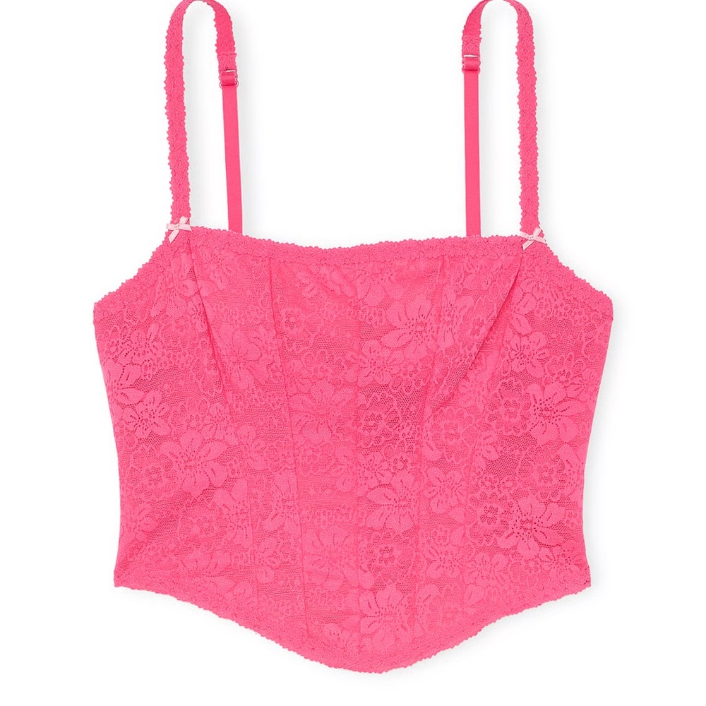 Victoria's Secret PINK lace corset top